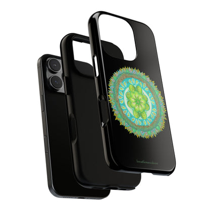 Heart Flame by breathemovedivine Mandala Design Case for iPhone