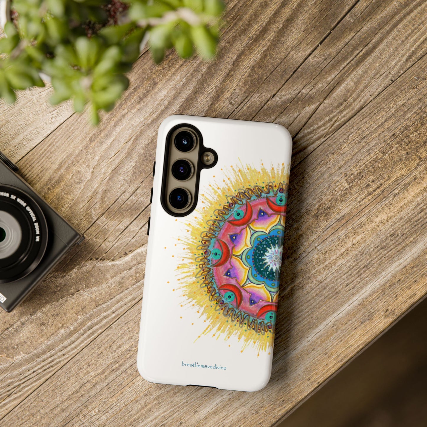 7 Chakras by breathemovedivine Mandala Design Case for Android