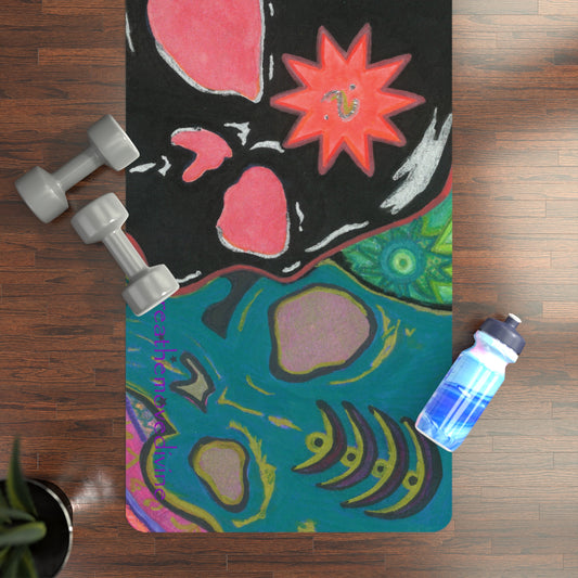 Untitled by breathemovedivine Rubber Yoga Mat