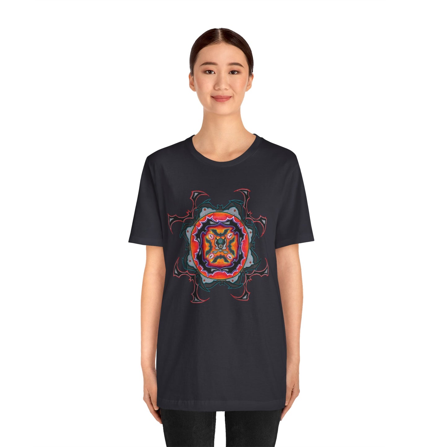 Scry by breathemovedivine Mandala Unisex Jersey T
