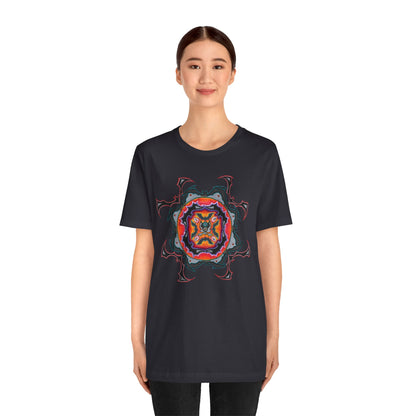 Scry by breathemovedivine Mandala Unisex Jersey T