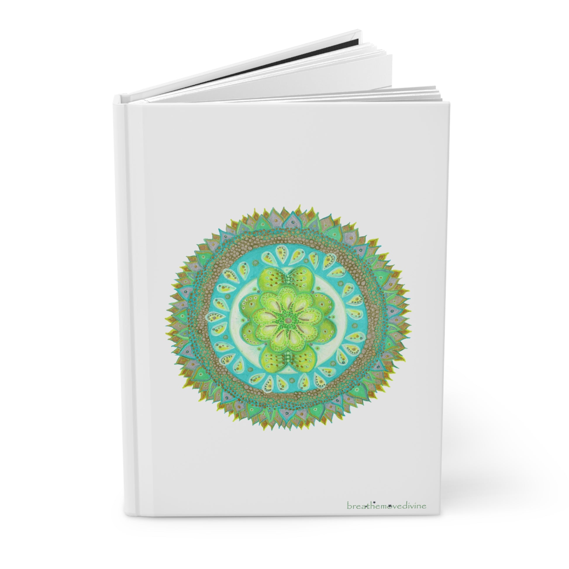 Heart Flame Hardcover White Journal for Creative Minds, Writing Inspiration, Gift for Artists, Daily Planner -  17.10