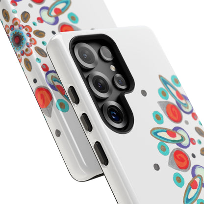 Phone case with Inner Eye breathemovedivine design on a white background