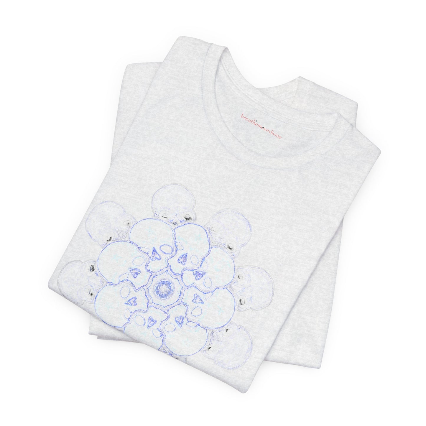 Flowers for Me by breathemovedivine Vibrant Mandala Unisex Jersey Short Sleeve Tee - Bohemian Vibes