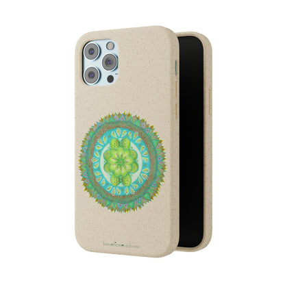 Heart Flame by breathemovedivine Eco-Friendly Case for iPhone with Mandala Design