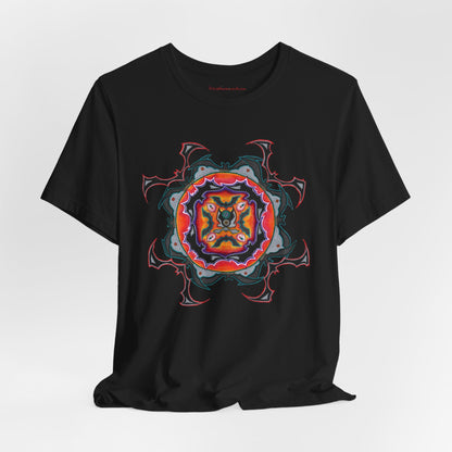 Scry by breathemovedivine Mandala Unisex Jersey T