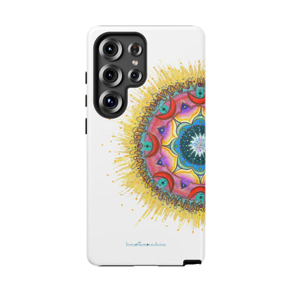 7 Chakras by breathemovedivine Mandala Design Case for Android