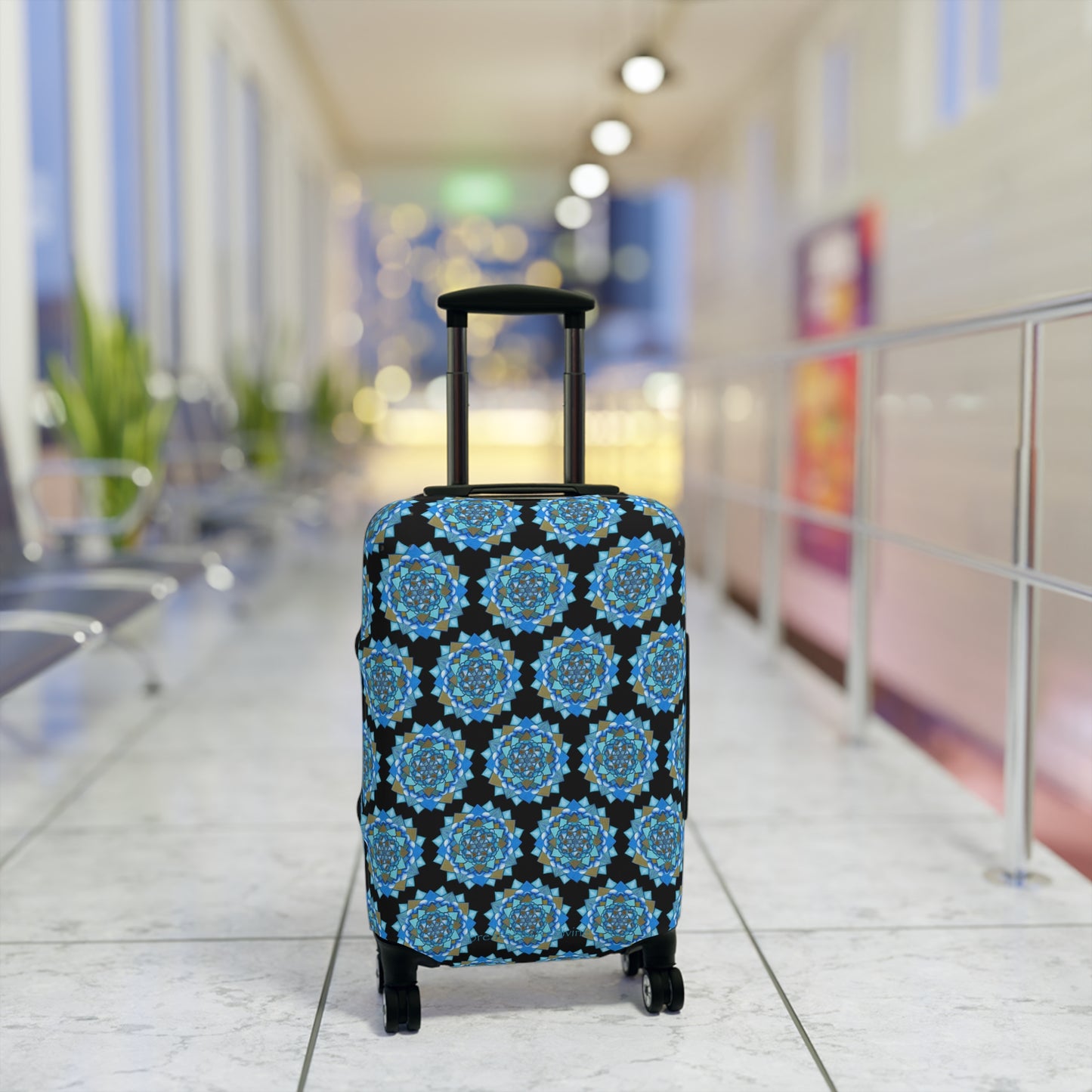 Voice by breathemovedivine Pattern Suitcase Cover - Travel with Inspiration