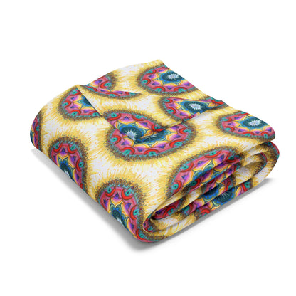 7 Chakras Pattern Cozy Arctic Fleece Blanket | Live to Snuggle
