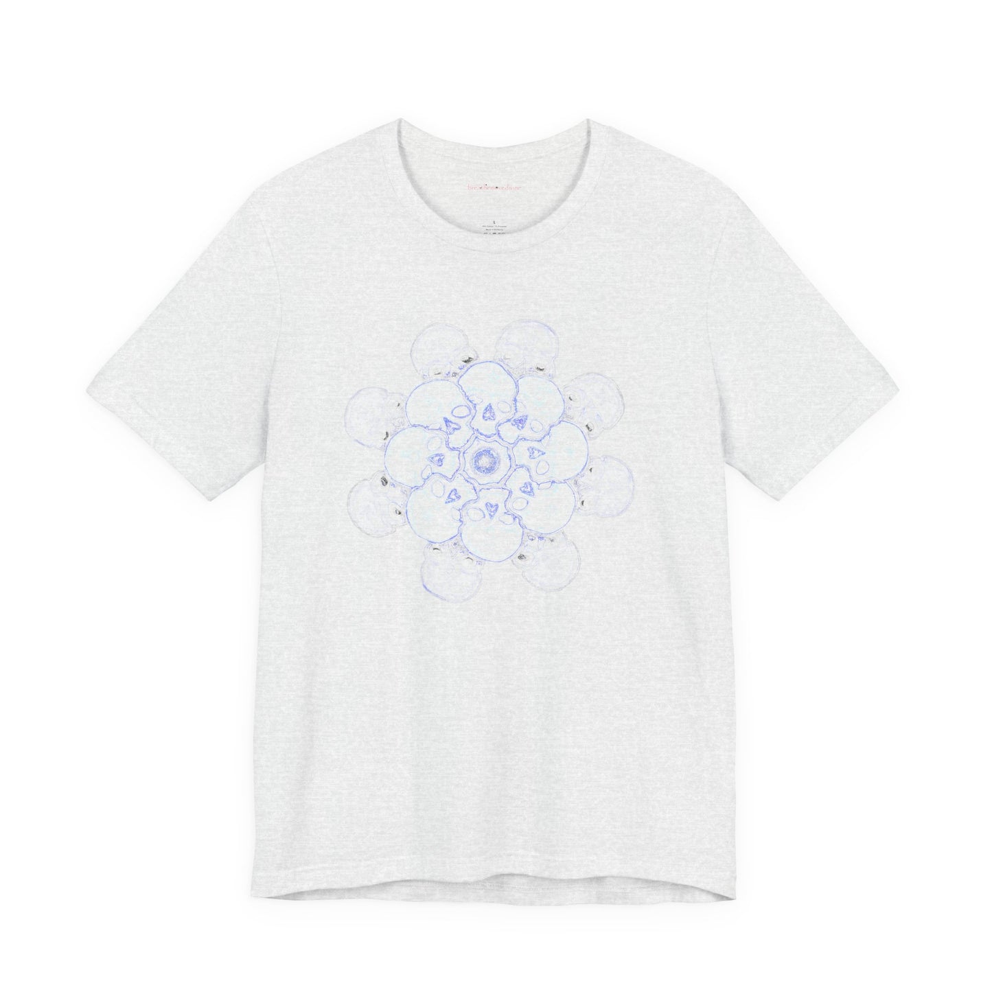 Flowers for Me by breathemovedivine Vibrant Mandala Unisex Jersey Short Sleeve Tee - Bohemian Vibes