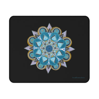 3 Chakras by breathemovedivine Non-Slip Mouse Pad