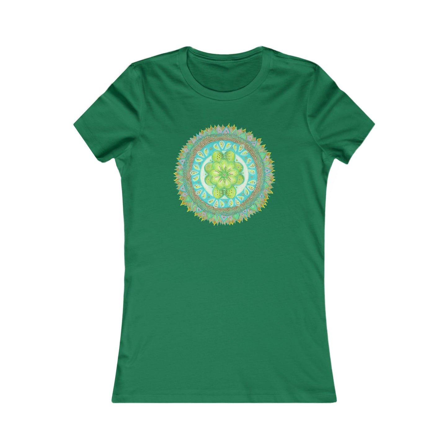 Heart Flame by breathemovedivine Bohemian Mandala Women's Tee