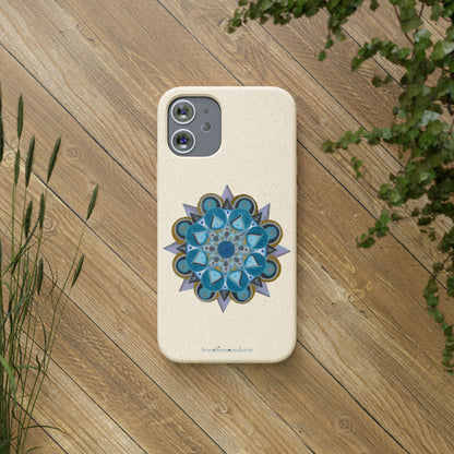 3 Chakras by breathemovedivine Eco-Friendly Case for iPhone with Mandala Design