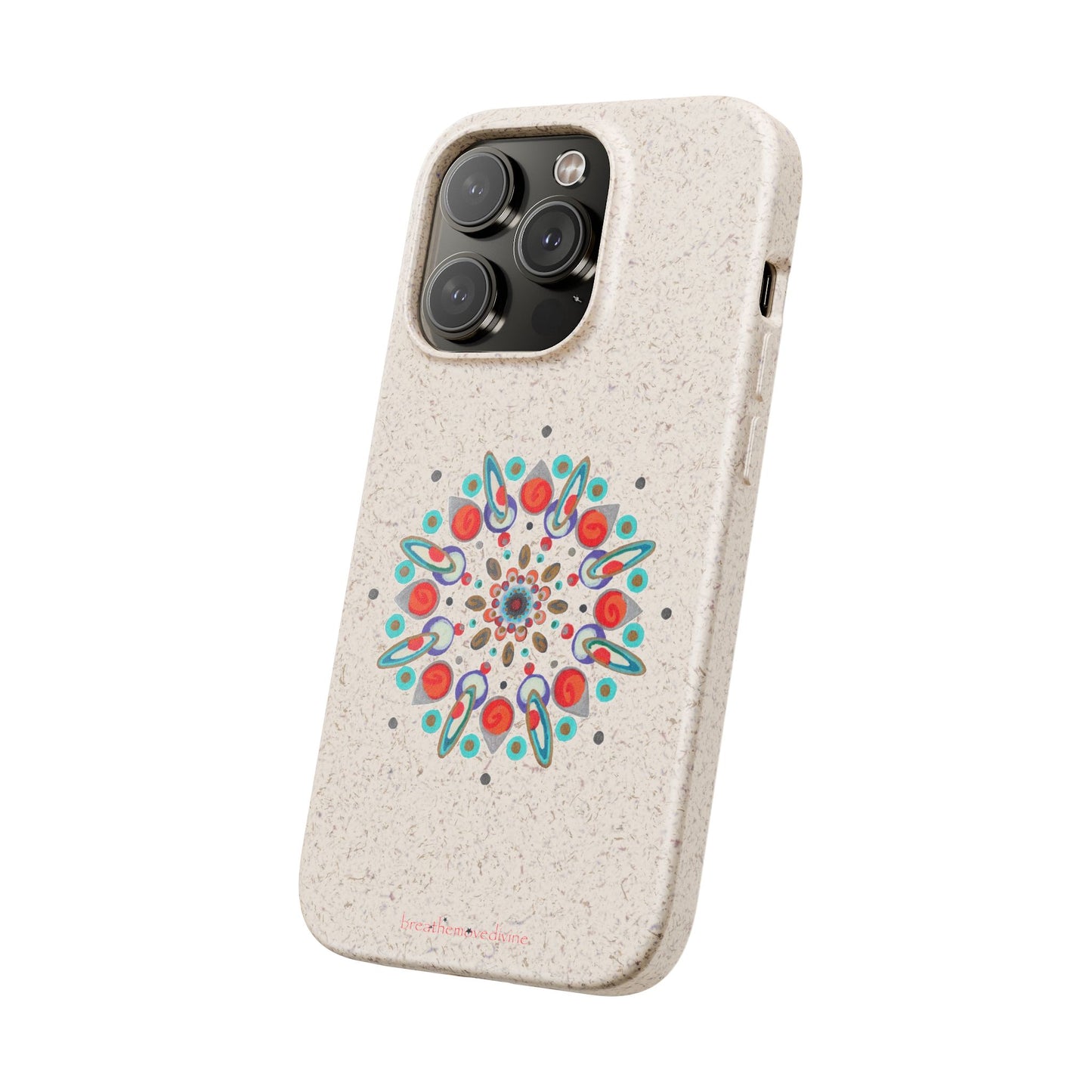 Inner Eye by breathemovedivine Eco-Friendly Case for iPhone with Mandala Design