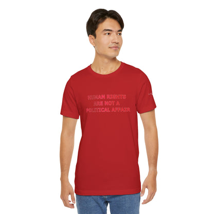 Human Rights Red Unisex T - breathemovedivine RESIST