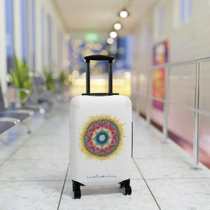 7 Chakras by breathemovedivine Suitcase Cover