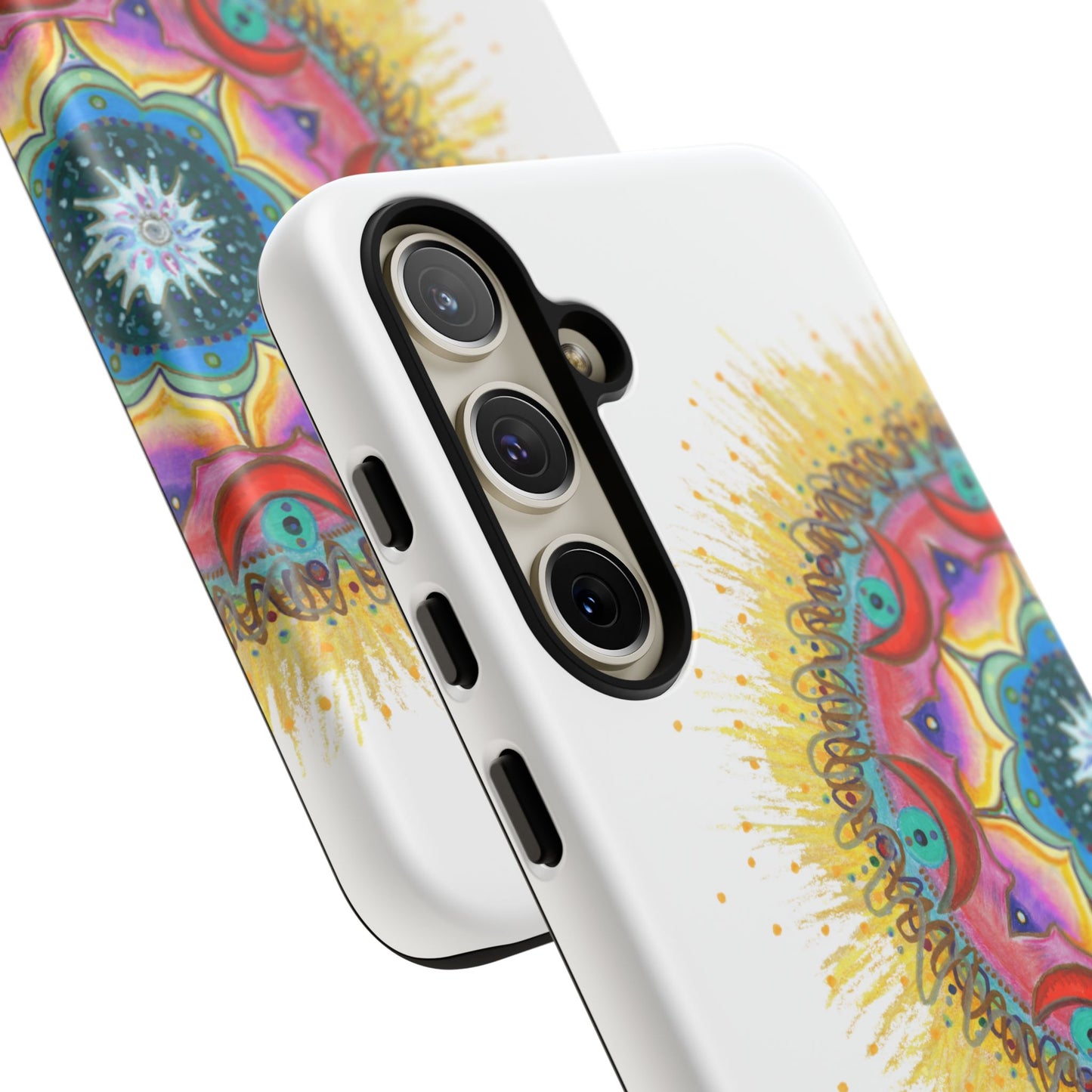 7 Chakras by breathemovedivine Mandala Design Case for Android