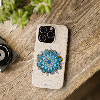 3 Chakras by breathemovedivine Eco-Friendly Case for iPhone with Mandala Design