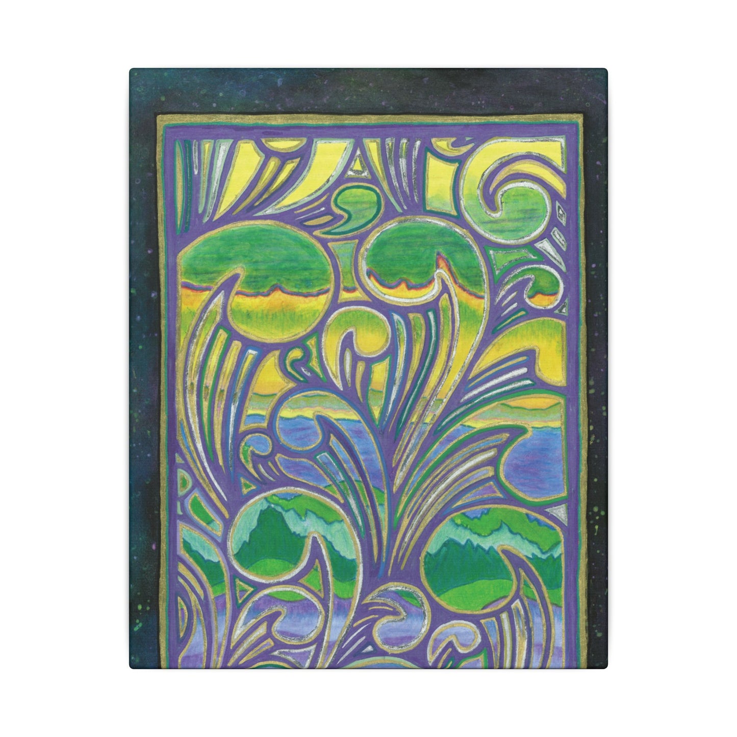 Lucid by breathemovedivine Stretched Canvas Wall Art