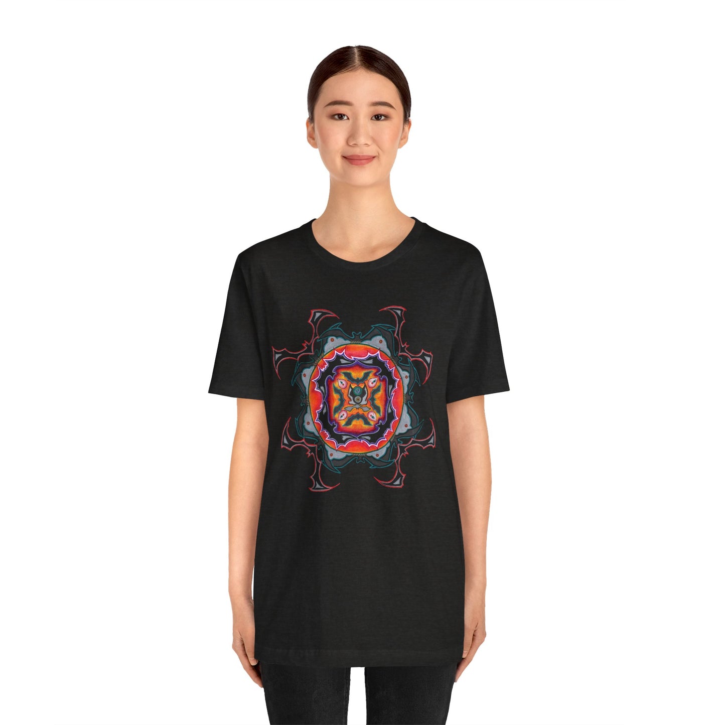 Scry by breathemovedivine Mandala Unisex Jersey T
