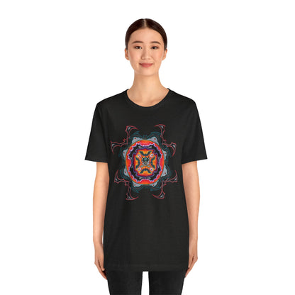 Scry by breathemovedivine Mandala Unisex Jersey T