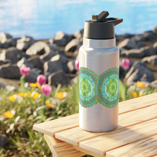 Heart Flame by breathemovedivine Colorful Gator Tumbler 32oz - Vibrant Insulated Drinkware for Adventure Lovers