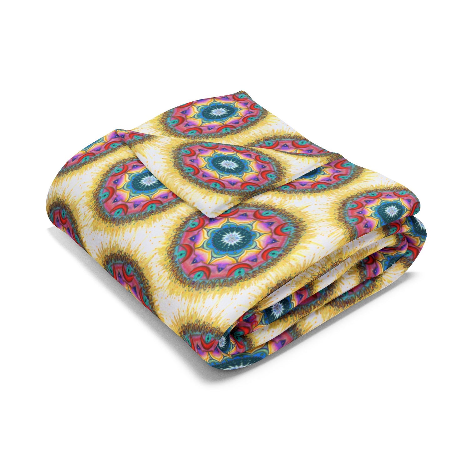 7 Chakras Pattern Cozy Arctic Fleece Blanket | Live to Snuggle