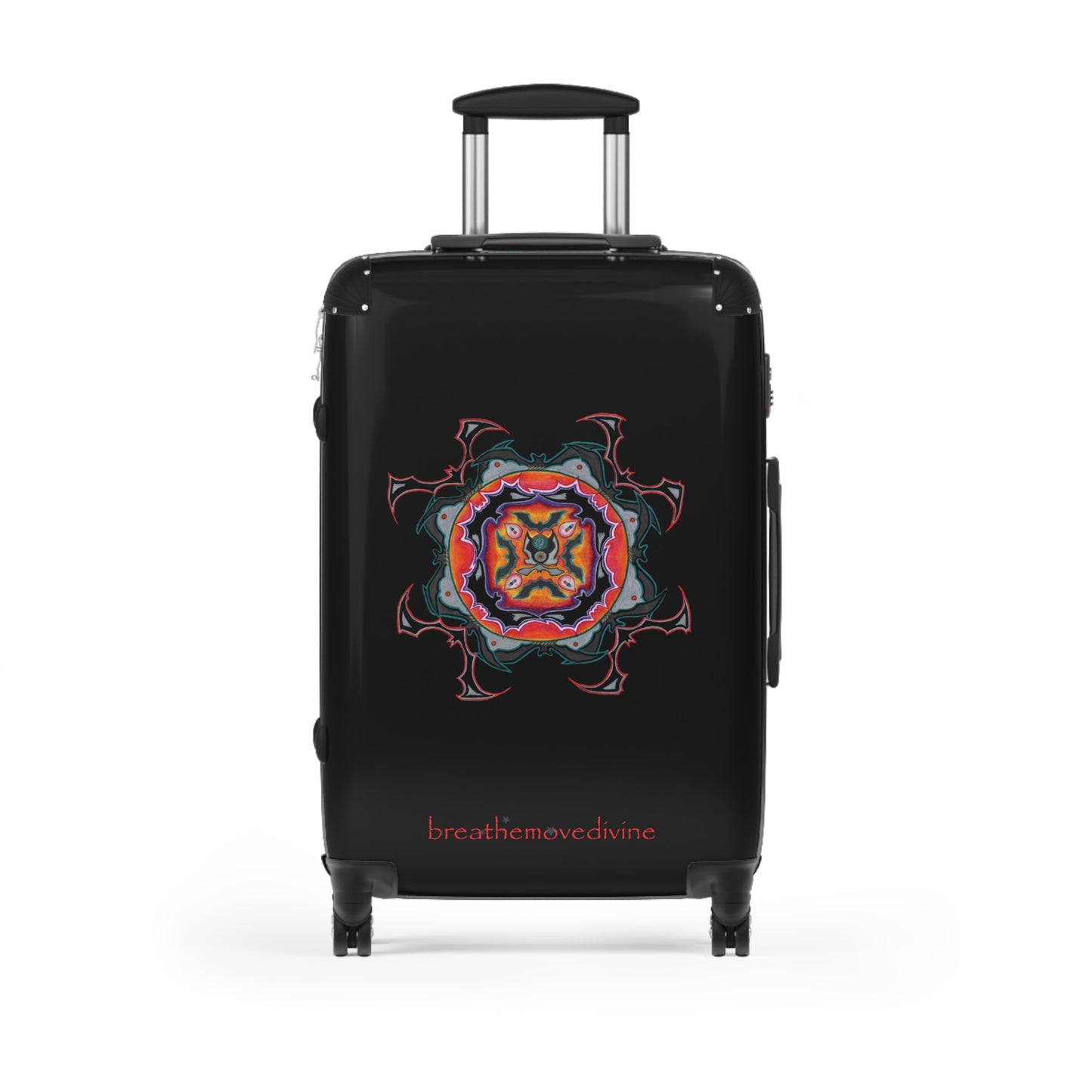 Scry by breathemovedivine Colorful Mandala Suitcase - Travel with Style and Inspiration