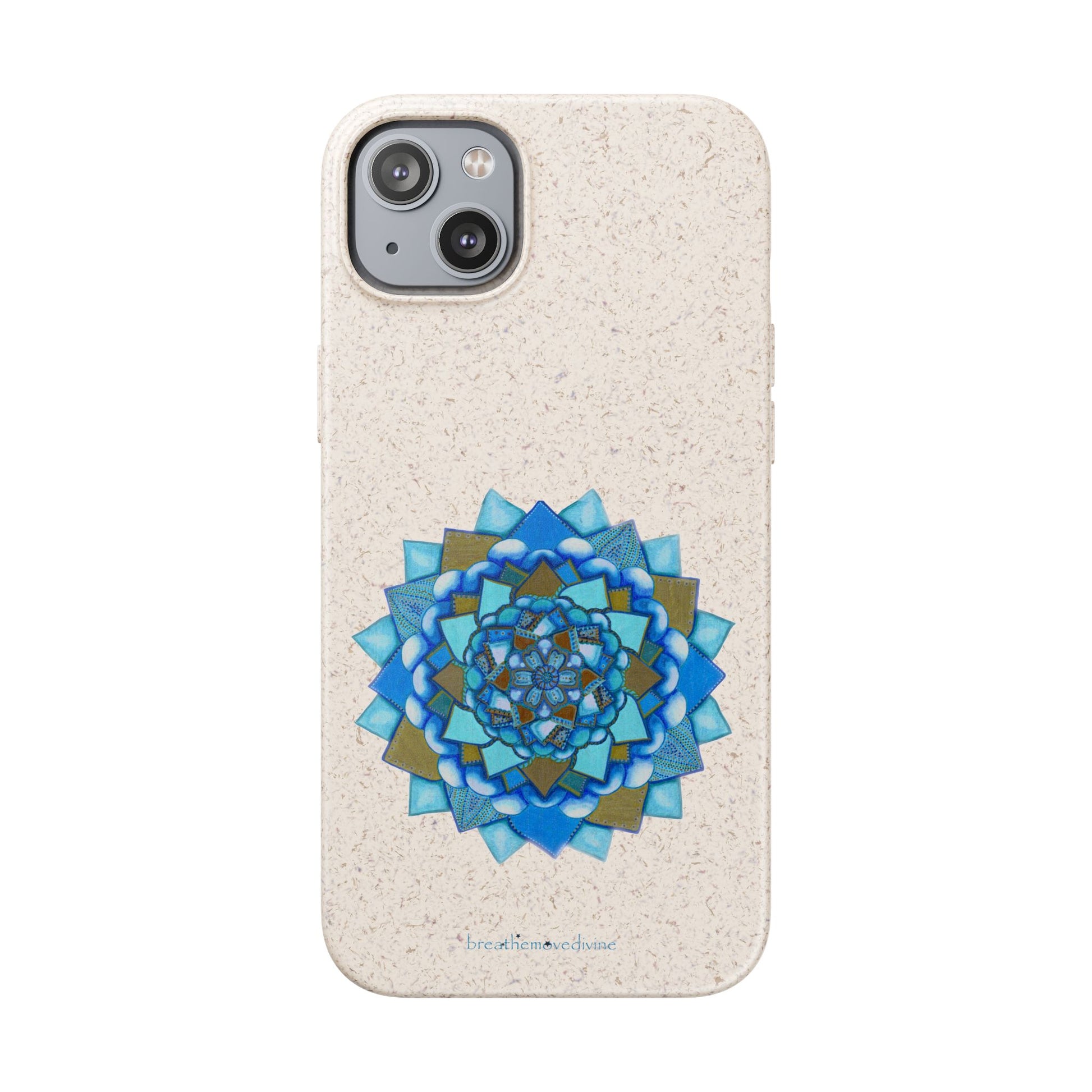 Voice by breathemovedivine Eco-Friendly Case for iPhone with Mandala Design -  21.87 front