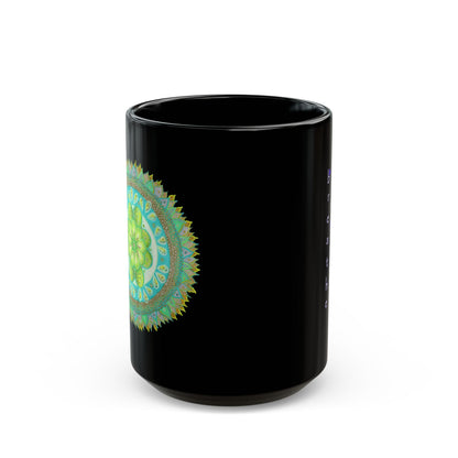 Heart Flame by breathemovedivine Premium Black Coffee Mug