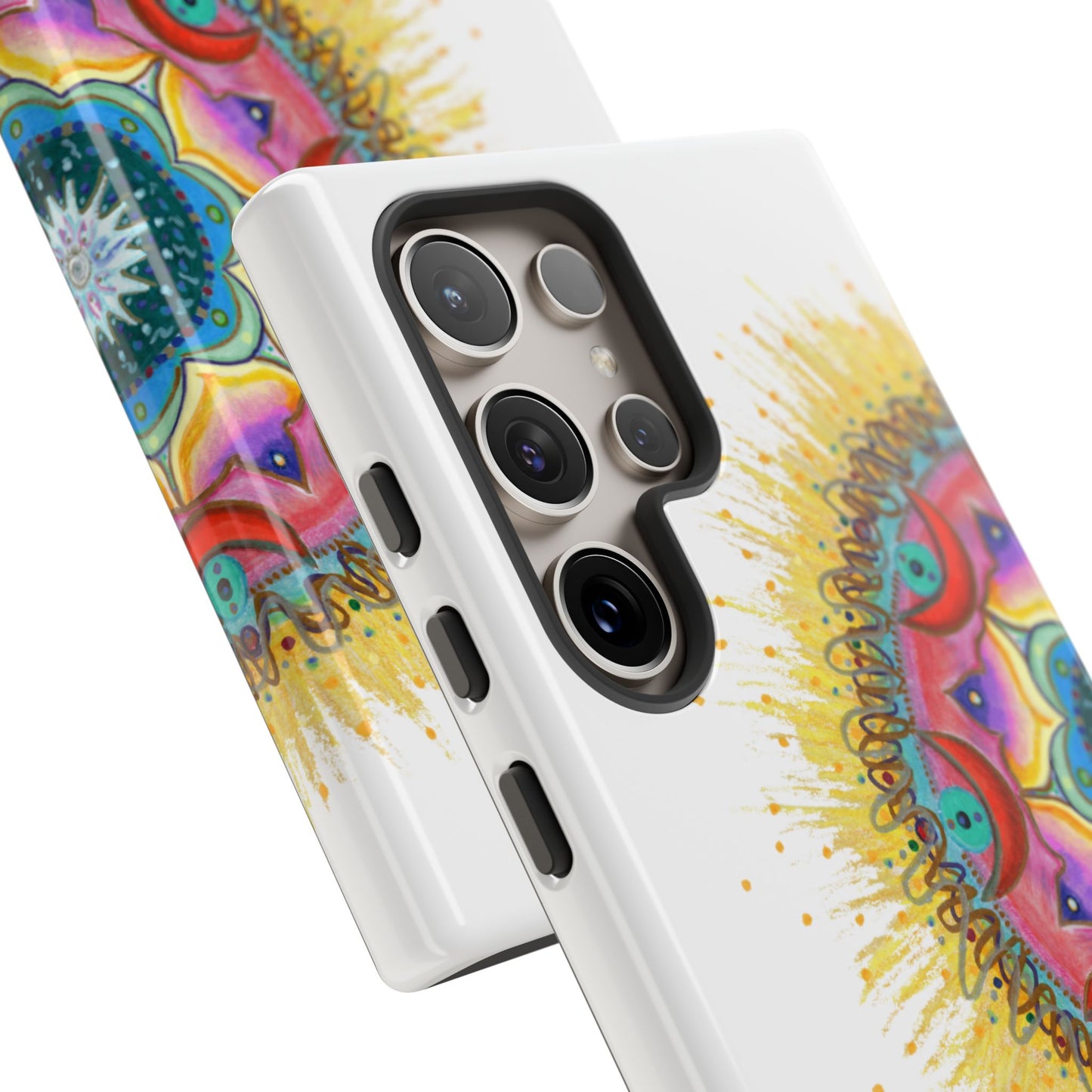 7 Chakras by breathemovedivine Mandala Phone Case for Android -  28.00