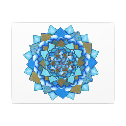 Voice by breathemovedivine Meditative Mandala Canvas Art - Stretched Wall Decor