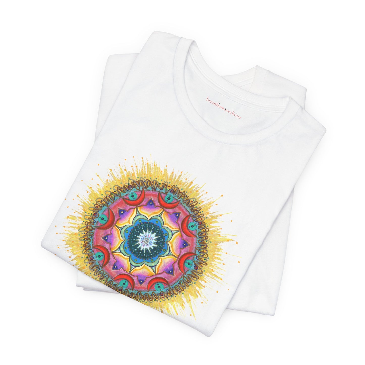 7 Chakras by breathemovedivine Unisex Jersey T