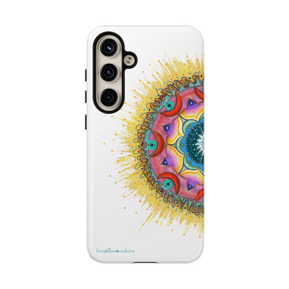 7 Chakras by breathemovedivine Mandala Phone Case for Android -  28.00