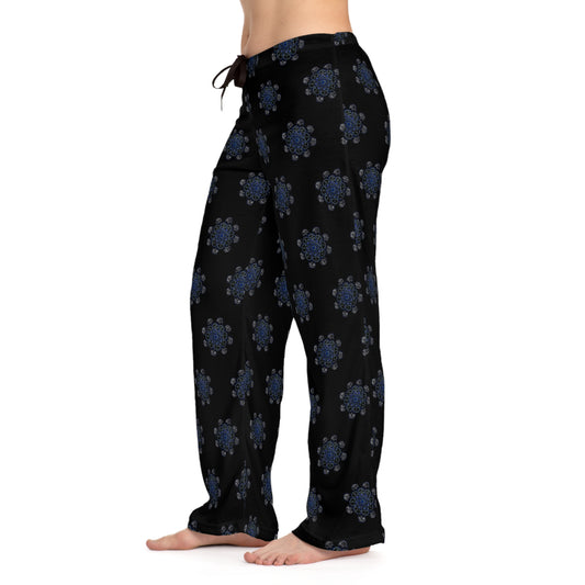 Flowers for Me by breathemovedivine Pattern Pajama Pants — Women's Cozy Lounge Sleepwear