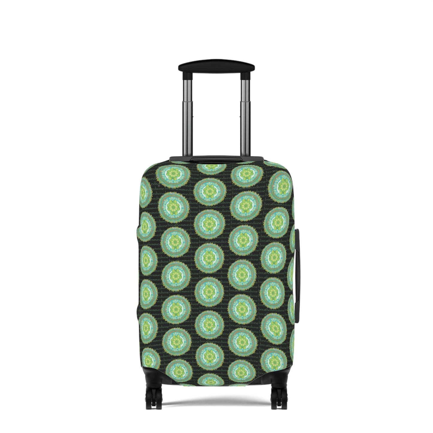 Heart Flame by breathemovedivine Mandala Pattern Suitcase Cover - Travel with Inspiration