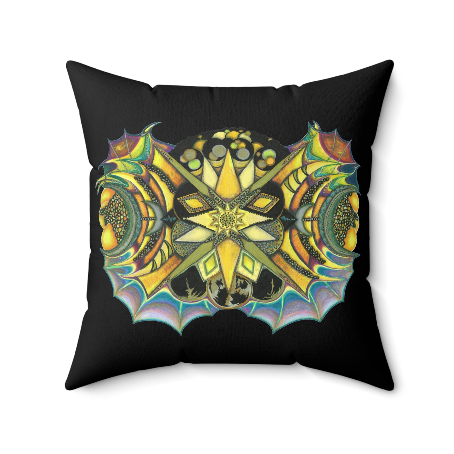 Creature by breathemovedivine Faux Suede Decorative Pillow