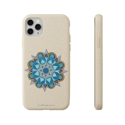 3 Chakras by breathemovedivine Eco-Friendly Case for iPhone with Mandala Design