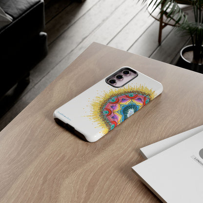 7 Chakras by breathemovedivine Mandala Phone Case for Android -  28.00