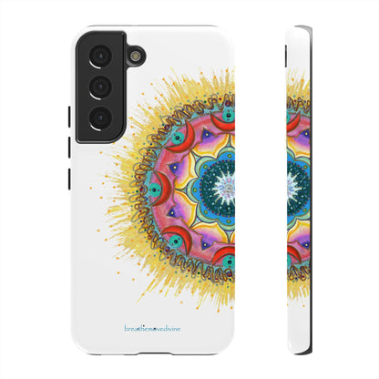 7 Chakras by breathemovedivine Mandala Design Case for Android