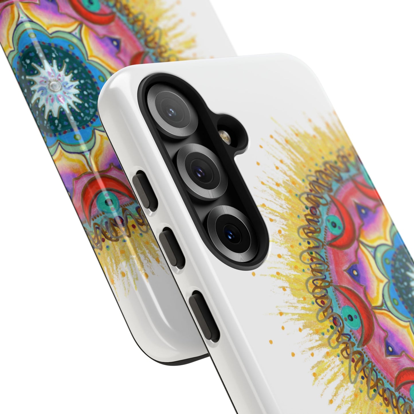 7 Chakras by breathemovedivine Mandala Design Case for Android