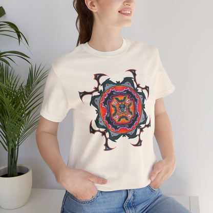 Scry by breathemovedivine Mandala Unisex Jersey T