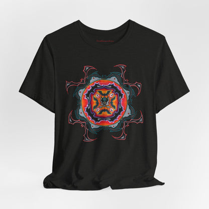 Scry by breathemovedivine Mandala Unisex Jersey T
