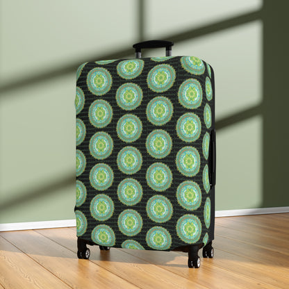 Heart Flame by breathemovedivine Mandala Pattern Suitcase Cover - Travel with Inspiration