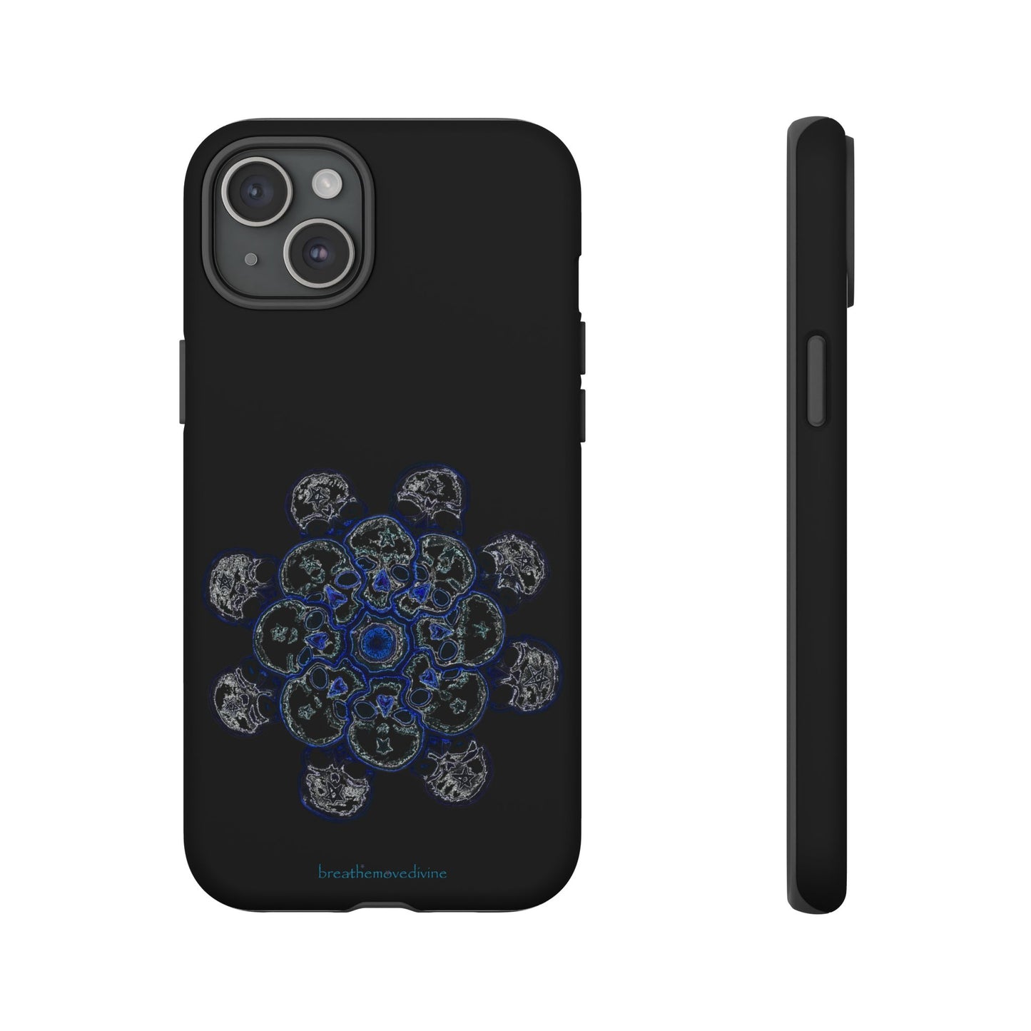 Flowers for Me by breathemovedivine Mandala Design Case for iPhone