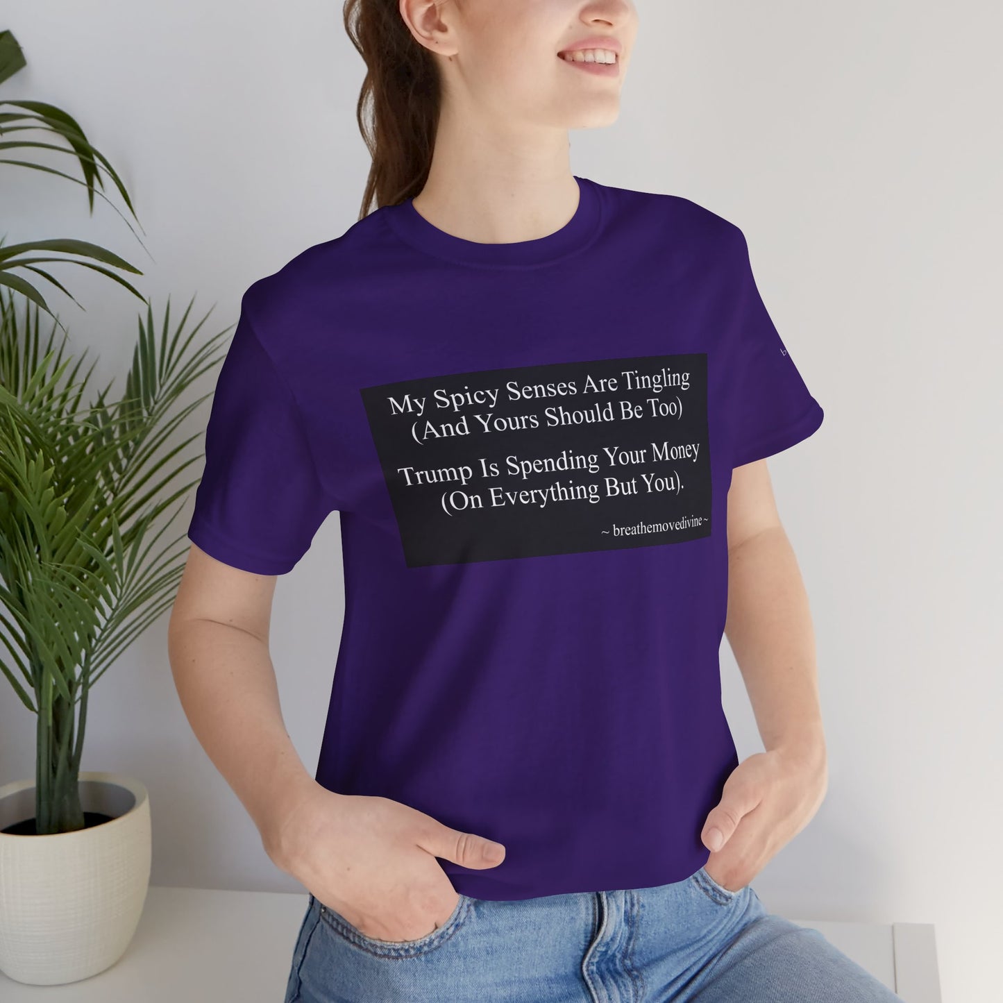 It is OUR Money Unisex T - breathemovedivine RESIST