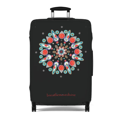 Inner Eye by breathemovedivine Colorful Mandala Suitcase Cover