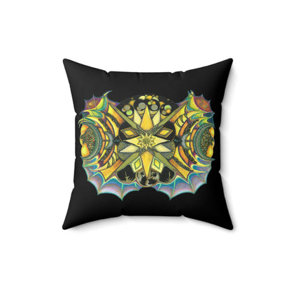 Creature by breathemovedivine Faux Suede Decorative Pillow