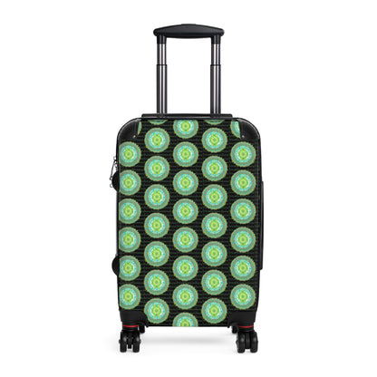 Heart Flame by breathemovedivine Colorful Mandala Pattern Suitcase - Travel with Inspiration