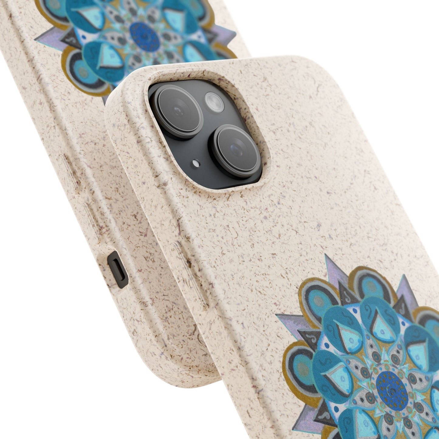 3 Chakras by breathemovedivine Eco-Friendly Case for iPhone with Mandala Design